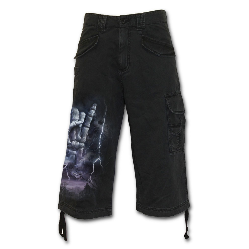 Spiral - ROCK ETERNAL Pantalon 3/4 - Noir